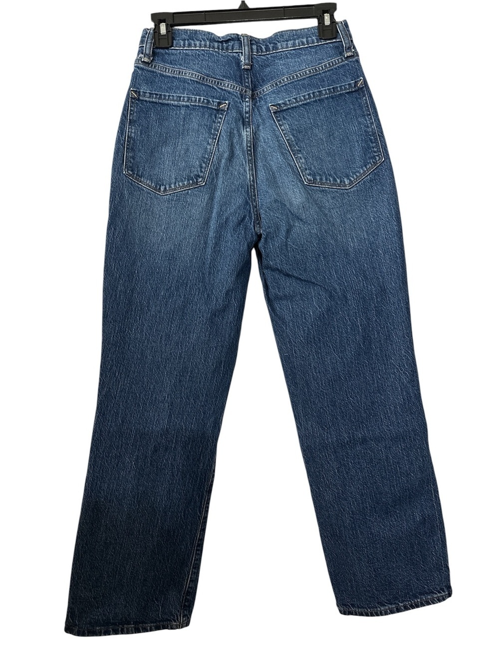 a.n.a Denim Blue Straight Button Fly Size 4 Jeans - Picture 3 of 6